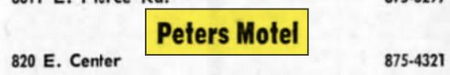 Ithaca Motel (Peters Motel) - Mar 03 1963 Confirming Address